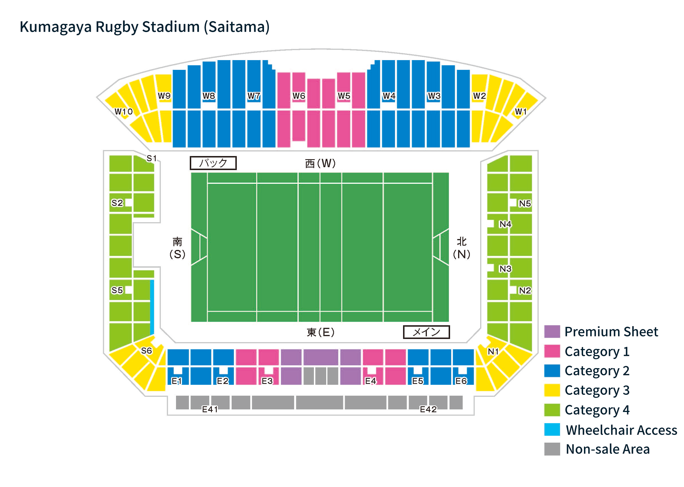 Kumagaya PRICES & SEATING
